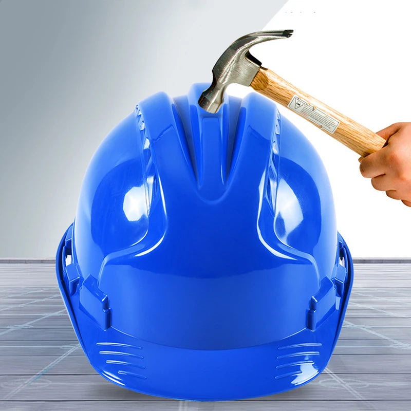 Casque de sécurité pour chantier, casque de chantier en ABS épais, anti-roulement, suspension réglable à 8 points, pour escalade industrielle